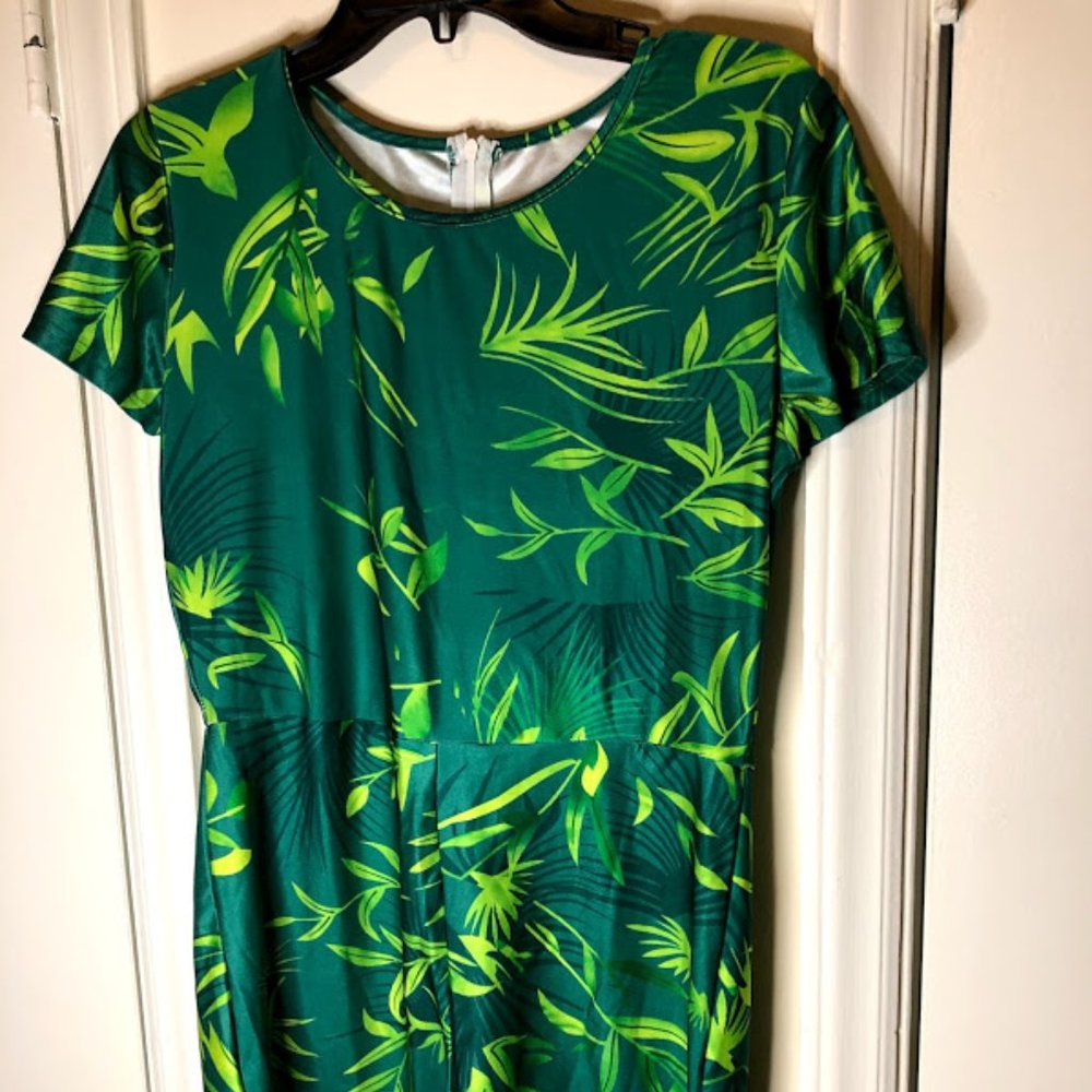 Tropical Print Romper XL
